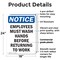 Signmission Safety Culture Sign, 18 in Width, Plastic, Rectangle OS-2PACK-NS-P-1824-V-11971 - alternate 3